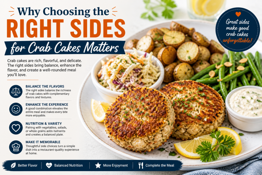 Why Choosing the Right Sides for Crab Cakes Matters Why Choosing the Right Sides for Crab Cakes Matters