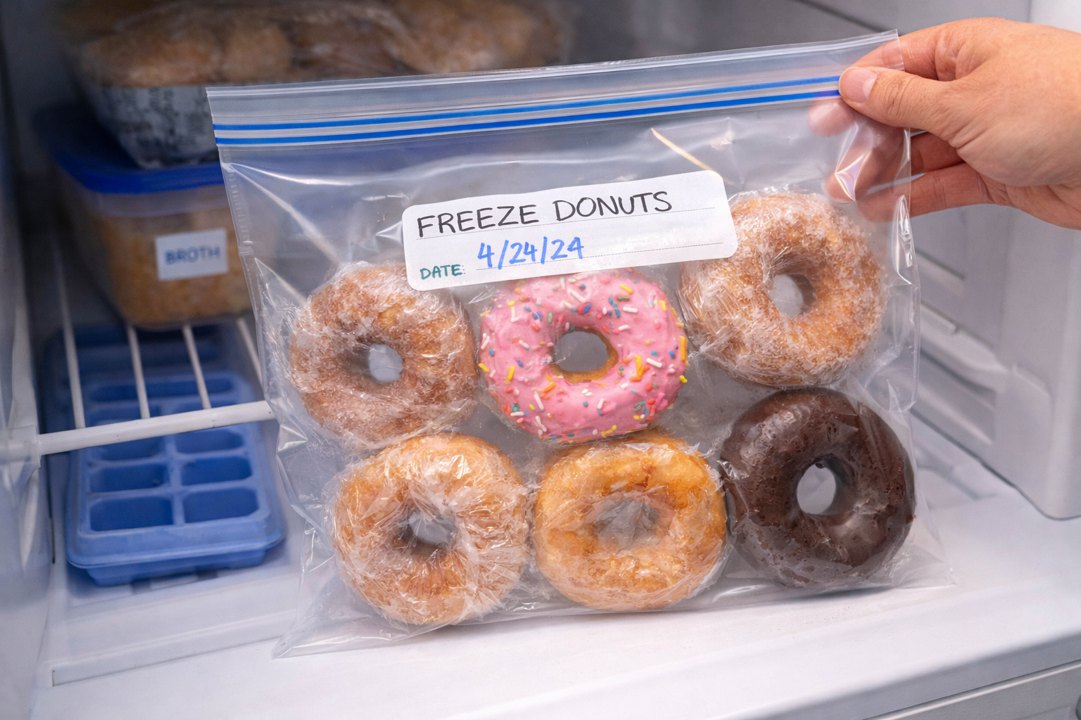 Freezing Donuts Properly Freezing Donuts Properly