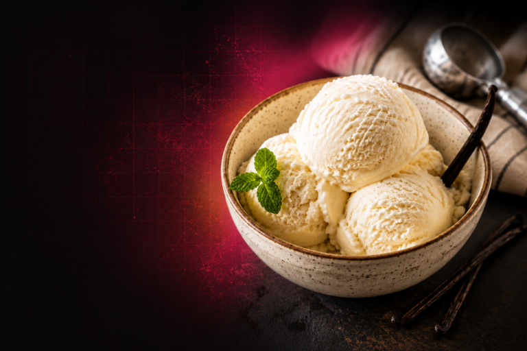 homemade vanilla ice cream